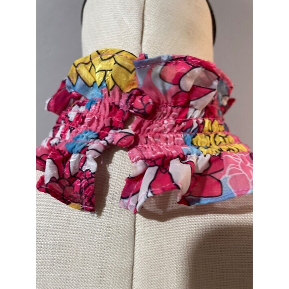 ELLIATT Women’s Themes Dress size S NWT Ruffle Floral Mini Halter Neck Tie Back - Picture 12 of 12